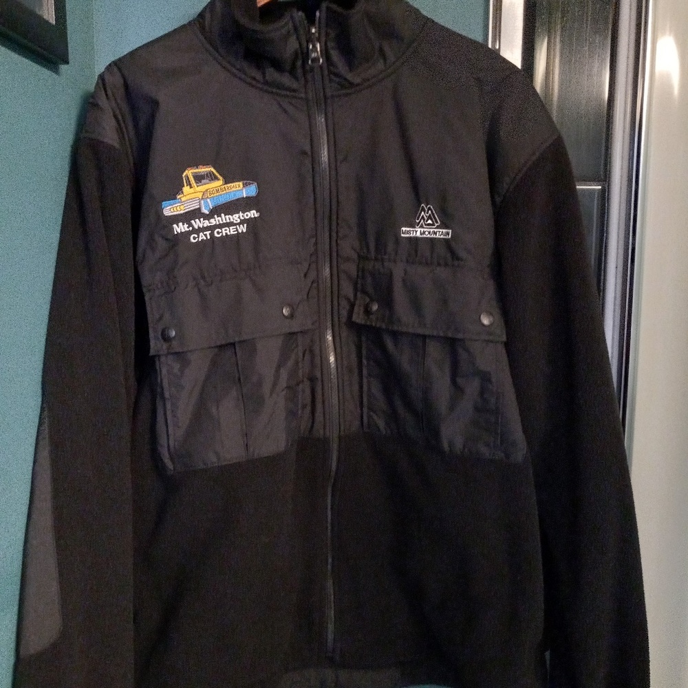 Misty Mountain Black Fleece Jacket- Men's-SZ XL
